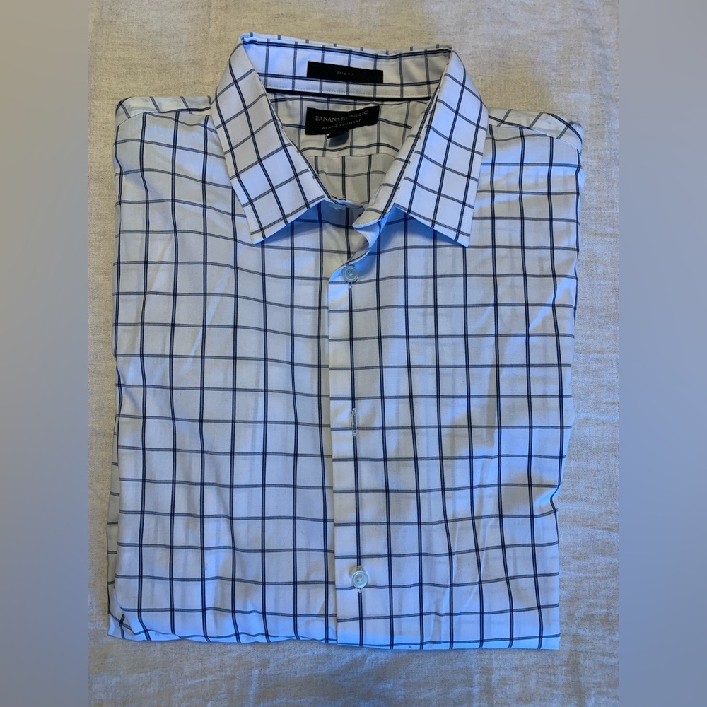 👔 DUO OF BANANA REPUBLIC SHIRTS 👔